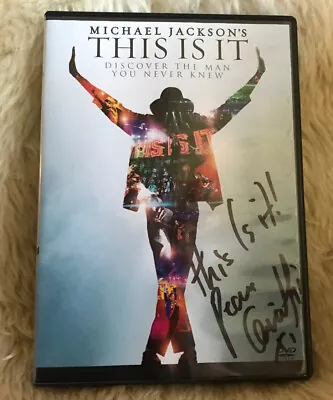 £296.66 • Buy Michael Jackson THIS IS IT DVD Signed By Orianthi, Wristband Included