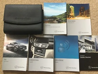 Mercedes Slk R172 (2011 - 2015) Owners  Manual Handbook & Wallet  Fast Post • $94.73