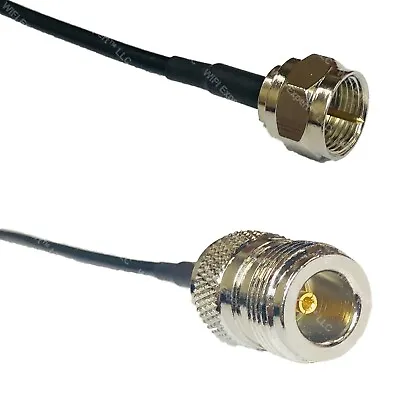 RFC100 F MALE To N FEMALE Coax RF Cable USA-Ship Lot • $15.74