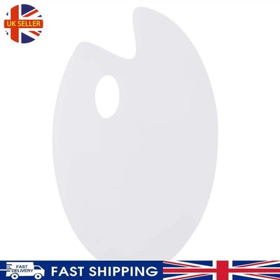 £5.69 • Buy Transparent Oval Painting Palette Watercolor Pigment Mixing Board Pallet Tray *