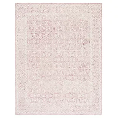 SAFAVIEH Metro MET903U Handmade Dark Pink / Ivory Rug • $84.99