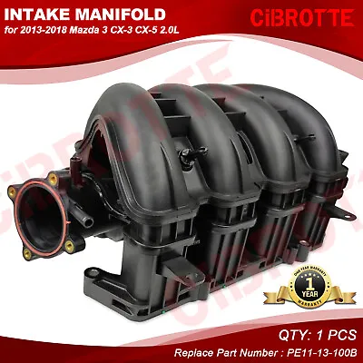 Fits 2013-2018 Mazda 3 CX-3 CX-5 2.0L Engine Intake Manifold W/ Seal PE1113100B • $88.59