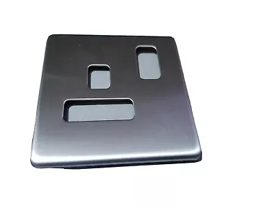 £3.95 • Buy Polished Chrome 1 Socket Cover Plate 