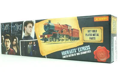 Modelzone Hornby Harry Potter 18ct Gold Plated Hogwarts Express Train R3082 New • £647.99