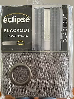 Eclipse Blackout 95 X 37 Curtains - 4 Panels! Peconic Chocolate NEW • $55