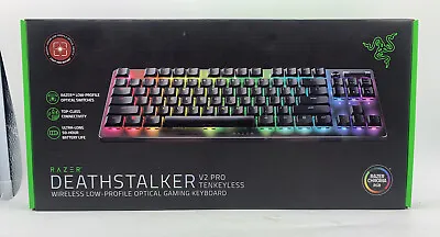 $199.99 • Buy Razer Deathstalker V2 Pro Tenkeyless Wireless LowProfile Optical Gaming Keyboard