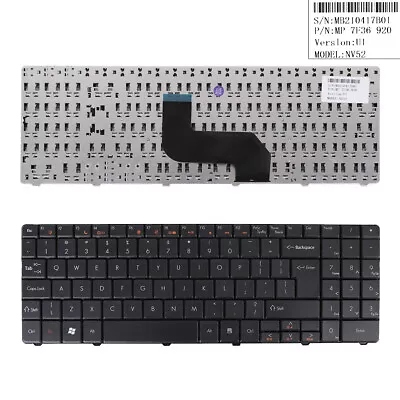 Keyboard For GATEWAY NV52 NV53/Packard Bell EasyNote DT85 LJ61 LJ63 LJ65 LJ67 US • $22.42