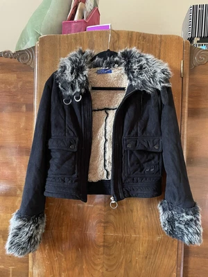 £24 • Buy Cropped Afghan Coat Yo Japan Black S
