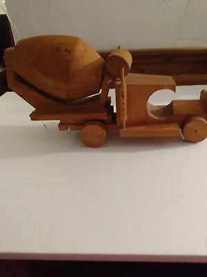 Vintage Wooden Toy Cement Truck • $25