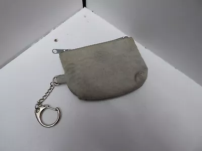 Ladies London Leather Goods Grey Small Suede Coin Purse • £8