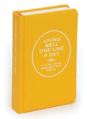 £13.27 • Buy Living Well One Line A Day: A Five-Year Reflection Book (Journals) By Chronicle 
