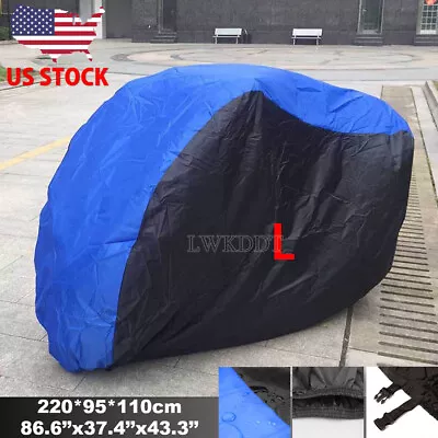 US Stock Standard Street Motorcycle Cover Scooter Moped All Weather Protection L • $21.79