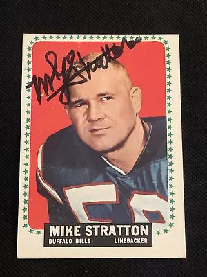 Mike Stratton 1964 Topps Signed Autographed Card #39 Buffalo Bills • $39.95