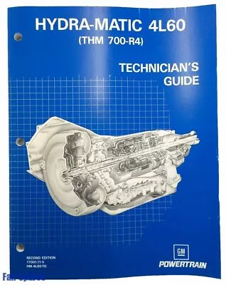 NOS Holden 4L60 Gearbox THM700R4 Turbo 700 Transmission Technicians Guide Manual • $16.69