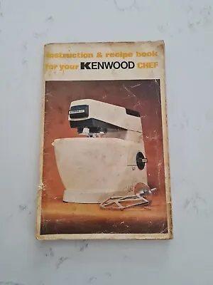 Kenwood Chef Instruction Recipe Book 1970s Cookbook Food Processor Vintage • £19.99