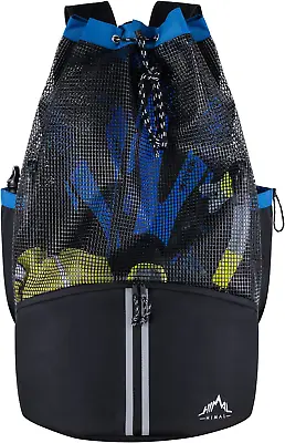 Scuba Diving Bag XL Mesh Backpack Scuba Diving Snorkeling Gear Equipment Holds • $45.85