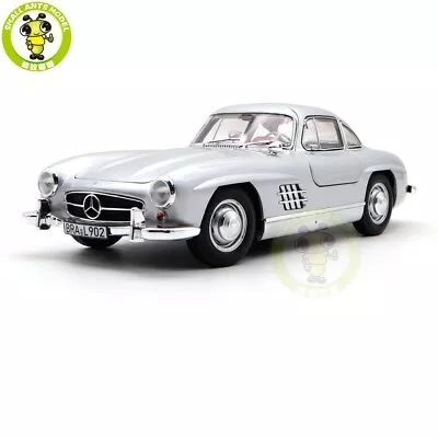 1/18 Mercedes Benz 300SL 300 SL 1954 Norev 183850 Silver Diecast Model Car Gifts • $112.62