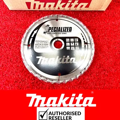 Genuine Makita 165mm X 20mm X 40T Specialized Circular Saw Blade DHS660 DHS661 • £25.86