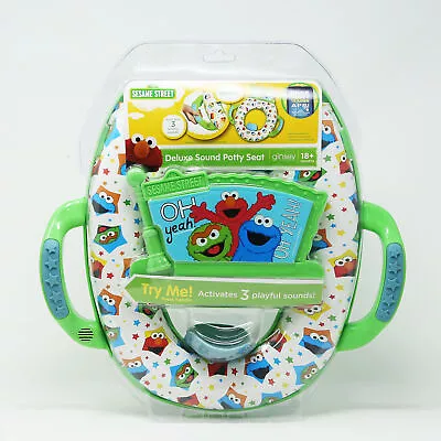 New Sesame Street  Oh Yeah!  Deluxe Potty Seat Easy Grip Handles  • $9.99