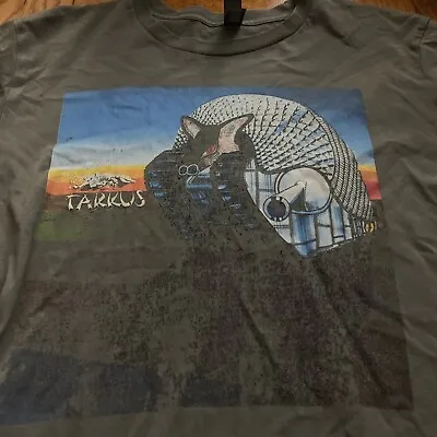 ELP Tarkus Album By Emerson Lake Palmer Gray T-Shirt Medium Cover Art Rock Band • $31.58