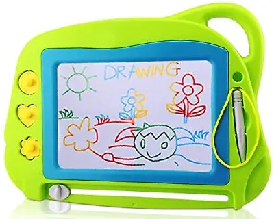 Magnetic Drawing Board Mini Travel Doodle Erasable Writing Sketch Colorful Pad A • $14.60