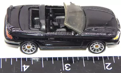 1995 Matchbox Ford Mustang Cobra Convertible Diecast Car Black Toy • $8.95