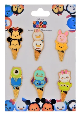$20.25 • Buy Walt Disney World Trading Pin Ice Cream Cone Set  - 6 Total LE Pins - Brand New