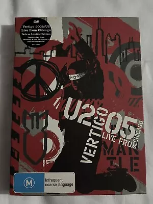 U2 - Vertigo 05 Live From Chicago Deluxe 2 X DVD Slipcase Set .used • $13.40