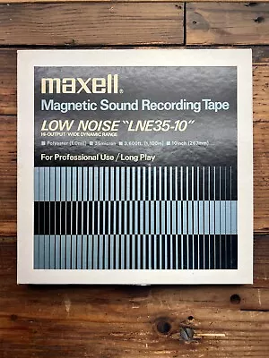 1 X Maxell LNE35-10 1/4  Recording Tape On Metal 10.5  NAB Hub Reel #5 • $44.97