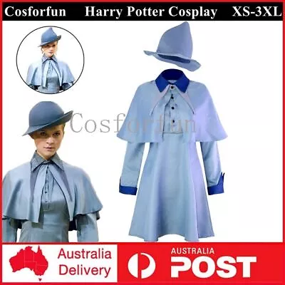 Harry Potter Beauxbatons Uniform Cosplay Fleur Isabelle Delacour Costume Suit • $56.99