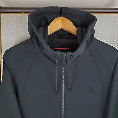 NIKE X JORDAN Size 3XL Mens Performance Cotton Blend Full Zip Hoodie Jacket • $121.60