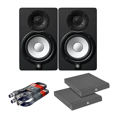 2x Yamaha HS7 Pair Studio Monitor Speakers With Pads & Cables - Production & DJ • £549