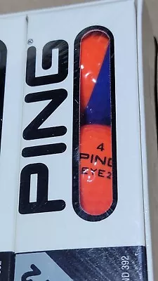 Ultra Rare New Ping 4 Eye 2 Karsten Blue Orange Golf Ball Masters Pate Philip   • $621.40