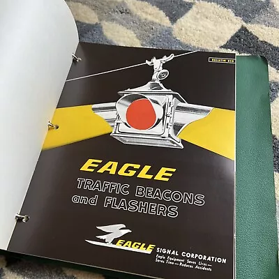 Vintage Eagle Signal Company Traffic Signal Caution Light Brochure Catalog 1960 • $99.99