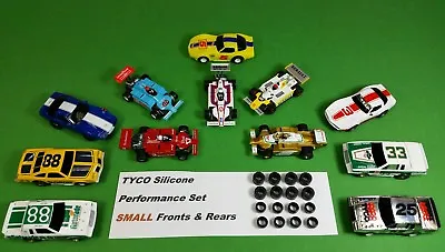 $13.49 • Buy ☆16 SILICONE TIRES☆ For TYCO 440x2~440 SMALL Front & Rear Hop Up Slot Car Parts 