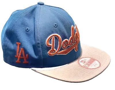 LA Dodgers Baseball Cap Genuine Merchandise One Size Adjustable Band Stiff Peak • £11.50