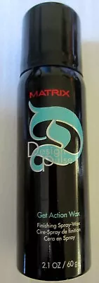 🩵 MATRIX Design Pulse Get Action Wax Finishing Spray Wax 2.1 Oz  - VHTF 🩵 • $25.99