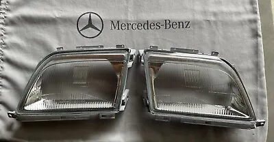 Mercedes Benz R129 SL 320 500 600 Euro Halogen Headlight Lens Set. NEW ! • $364.99