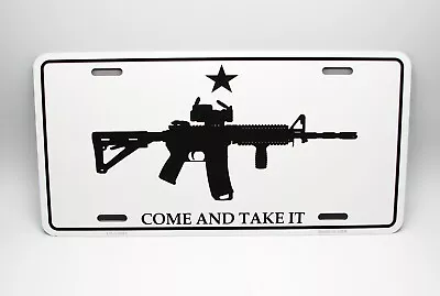 Come And Take It Molon Labe 2nd Amendment Metal License Plate • $12.99