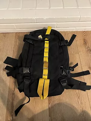 Vintage Nike ACG Karst Backpack Black Yellow Men's Women’s One Size 18L • $39.99