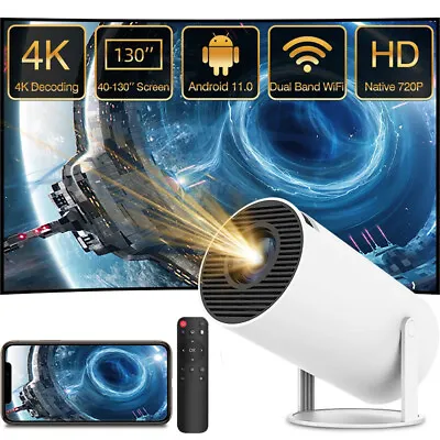 Wireless Mini Projector 1080P 3D LED WiFi Video Movie Home Theater Cinema HDMI • $89.99