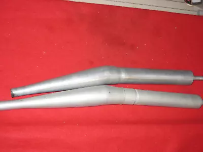 2 Macs? 19  Angled Muffled Tuned Pipe Exhaust .60  Nitro Model Airplane Engine • $14.95