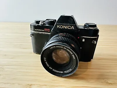 Konica AUTOREFLEX TC 35mm Camera With Hexanon AR 50mm  F1.7 Lens Made In Japan • $17.99