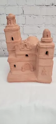 Mexican Folk Art Terracotta Sculpture Church Made In Mexico • $20