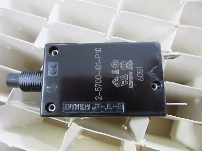 E-T-A 2-5700-IG1-P10 13A Push In Circuit Breaker 13 Amp 250VAC / 50VDC NEW!!! • $13.95