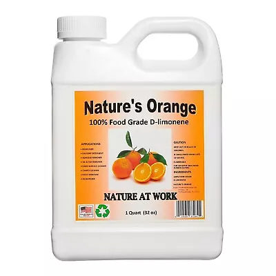 Natures Orange 100% Pure Food Grade D-Limonene (Orange Oil Citrus Extract)32floz • $28.99