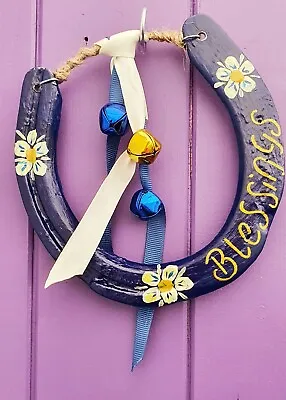 £18 • Buy HORSESHOE ... New Home Blessing Wedding Gift Witch Bells Protection Lucky Charm