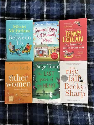 6 Chick Lit Books Paige Toon Sarah Bennett Mhairi McFarlane. • £12