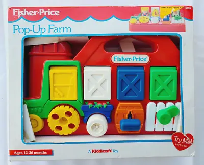 Vintage 1993 Fisher Price Pop Up Farm Toy 5826 • $35