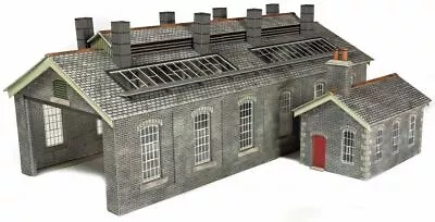 Double Track Engine Shed OO/HO Metcalfe PO337 • £27